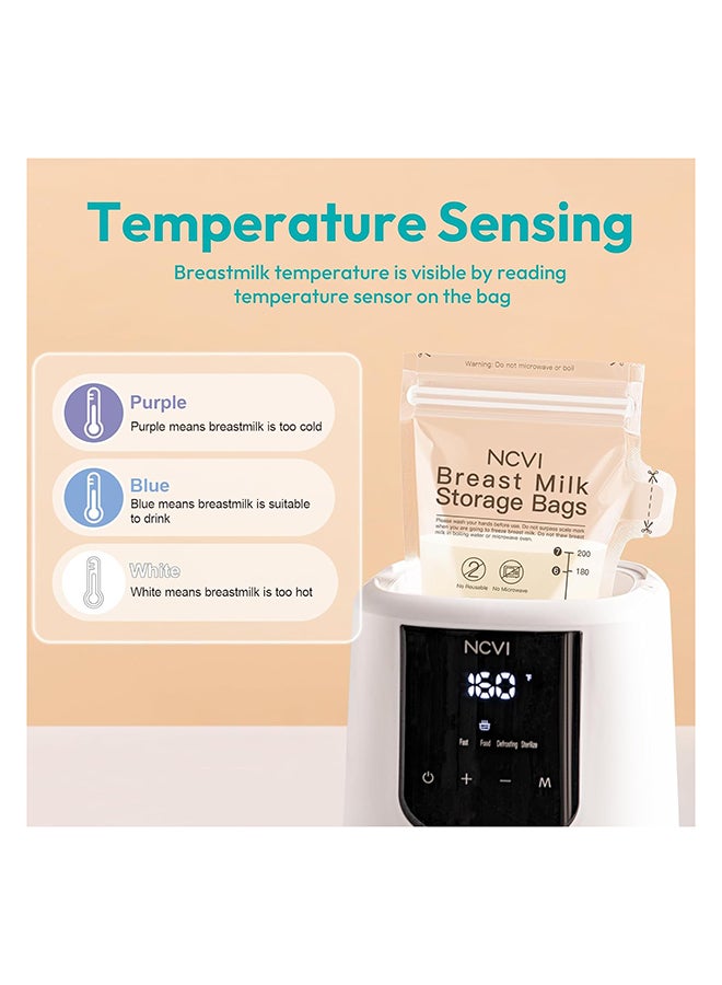 NCVI Breastmilk Storage Bags Easy Pour Spout 90 Count-NC-AM9169-US - Image 2