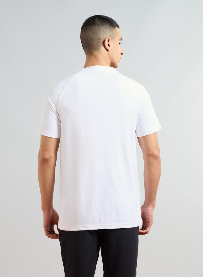 Technosport Solid Short Sleeves Regular Fit T-Shirt - Image 4