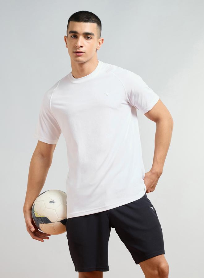 Technosport Solid Short Sleeves Regular Fit T-Shirt - Image 3