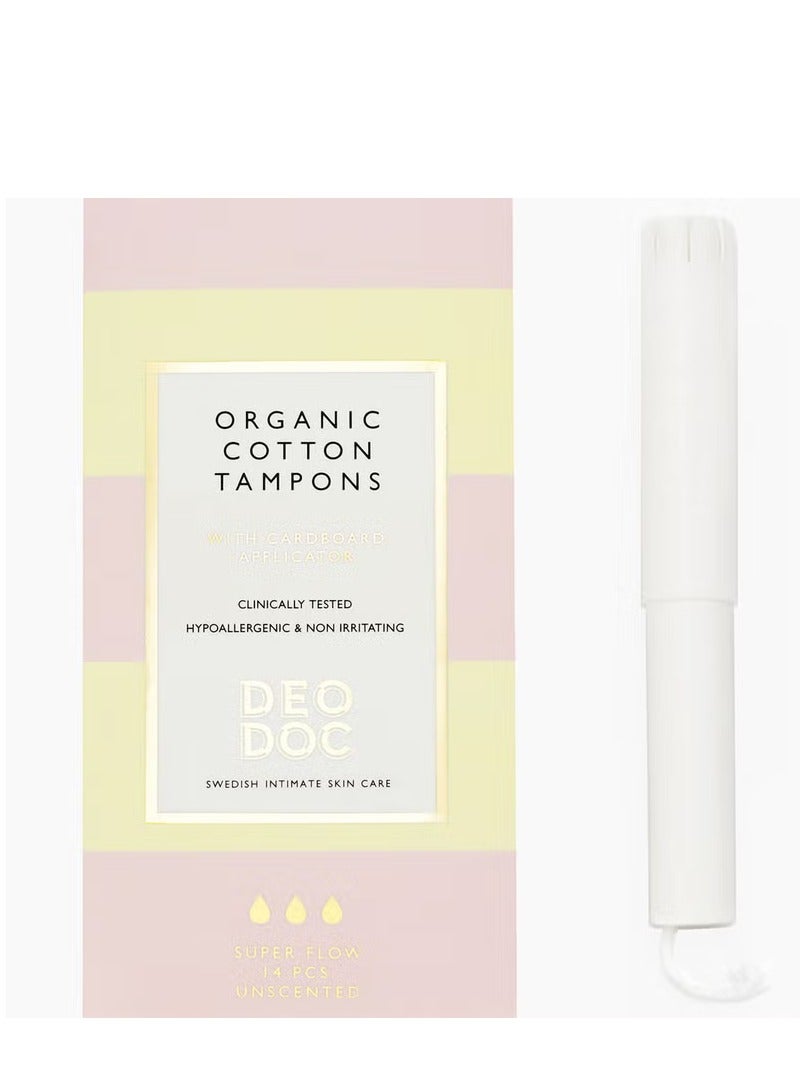 DeoDoc Organic Cotton Tampons Super Flow - Image 2