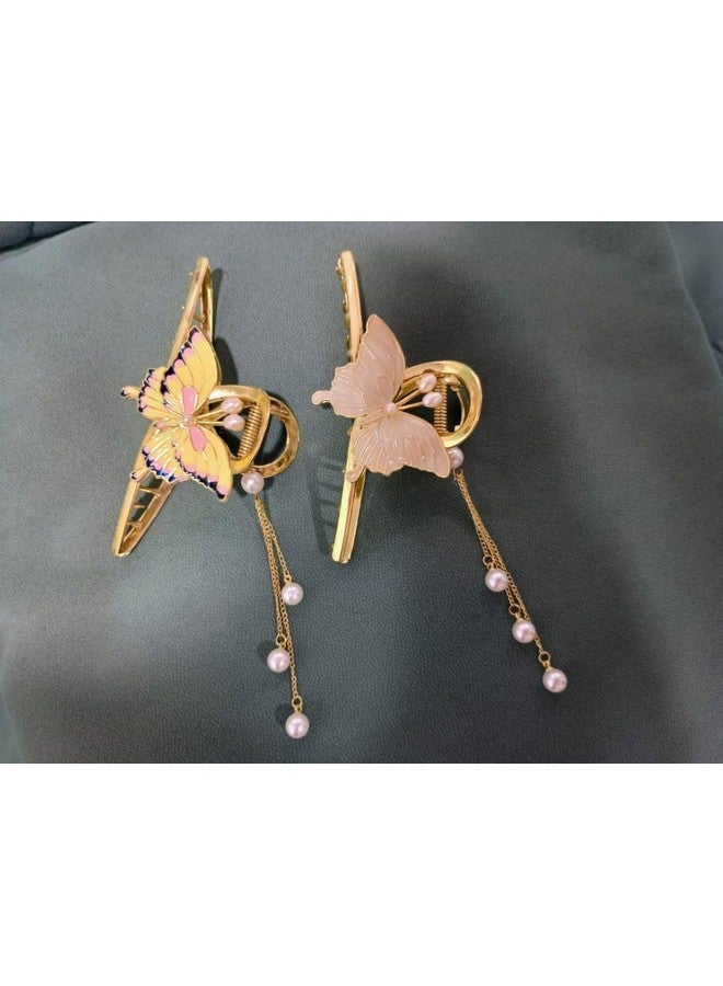 HARIRUP Hair Accessories Butterfly Hair Clips, Butterfly Hair Clutch, Hair Claw Clips, Wedding Claw Butterfly Hair Clutcher - Image 5