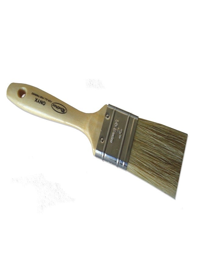 REDTREE 12033 Onyx Fine Finish Natural Bristle Paint Brush - 2" - Image 1