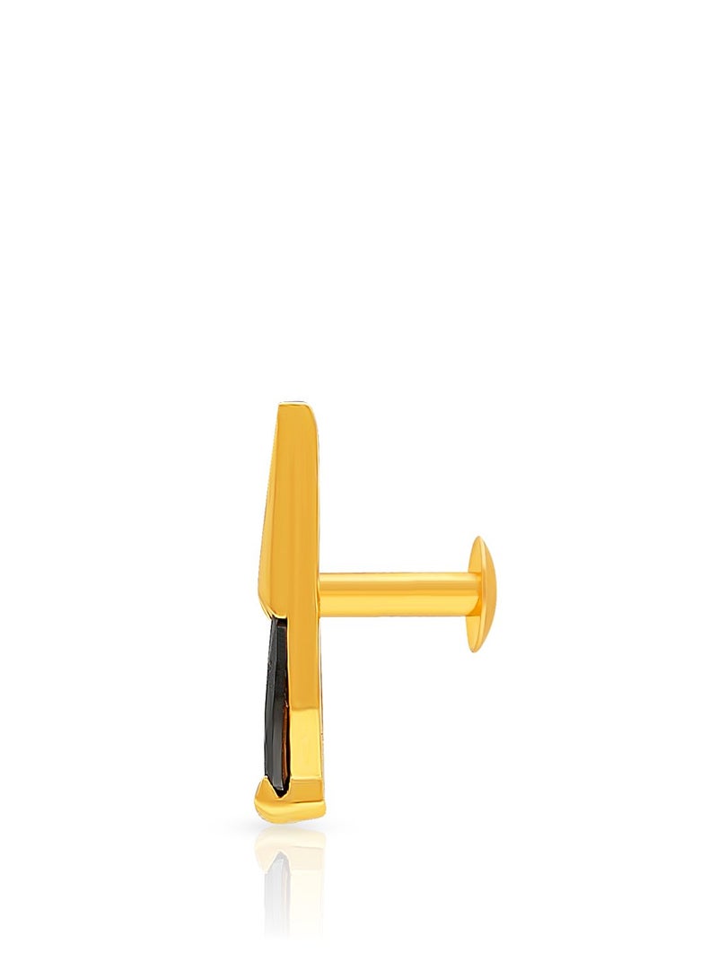 Malabar Gold and Diamonds 22 Karat 916 Purity Screw Nosepin for Women DZNP114Y - Image 3