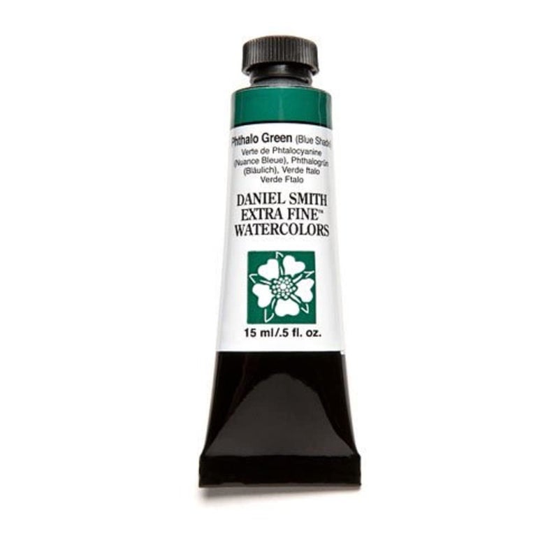 Daniel Smith Extra Fine Watercolor 15ml Paint Tube Phthalo Green Blue Shade 284600078 05 Fl Oz Pack of 1