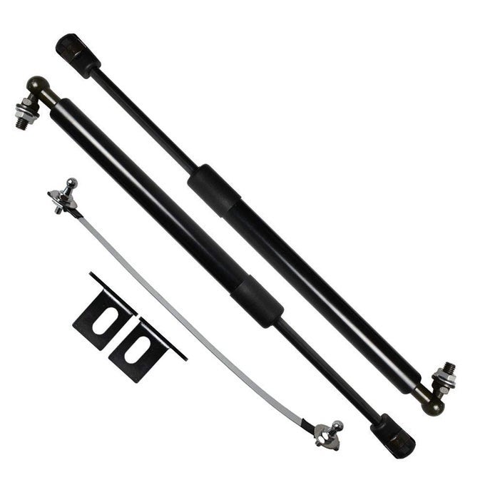 Lift Supports For Hyundai Santa Cruz 2022-2025 Front Hood Bonnet Gas Struts (2Pcs) - Carbon Fiber Shock Dampers