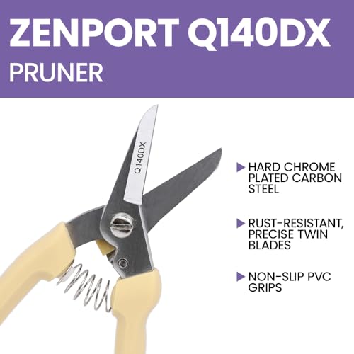Zenport Q140DX Multipurpose Q Series Hoof Trimming Hard Chrome Plated, 7-Inch - Image 5