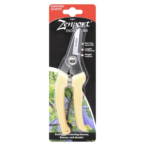 Zenport Q140DX Multipurpose Q Series Hoof Trimming Hard Chrome Plated, 7-Inch - Image 4