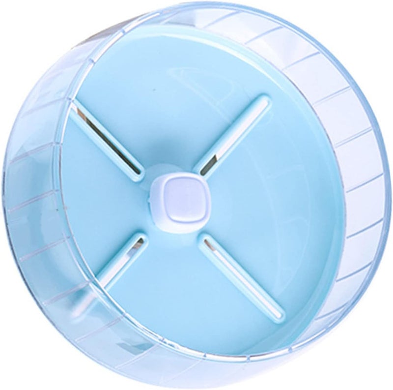 Silent Hamster Running Wheel, Hamster Exercise Wheel with Anti Slip Surface for Small Pets Cage Accessories, 10.2 Inch Acrylic Blue (Blue) - Image 5