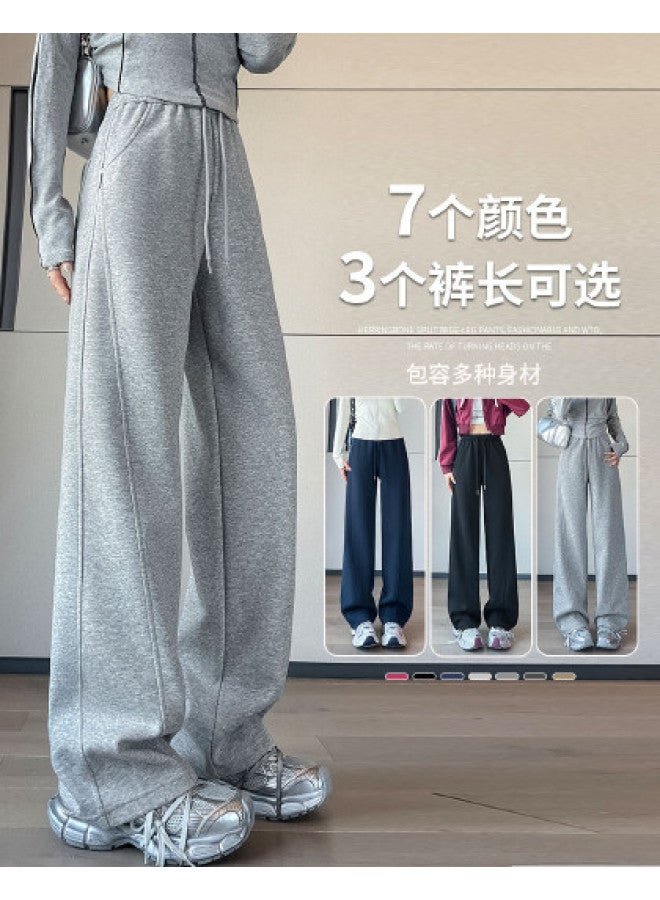Hstyle Slim-fit Banana Wide-leg Pants For Women - 2025 Spring/fall Collection, Optional Extended Length, Loose Comfortable Athletic Tapered Pants, Slimming & Versatile Casual Trousers - Image 1