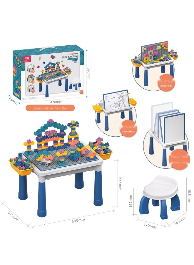 Loquat Children's Day Hot Sale Toy Gift Box Set - Assembly Building Block Game Table