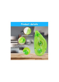 HASTHIP HASTHIP® 3 Pack Double Sided Glue Tape Roller, Adhesive Scrapbooking Tape, Permanent Adhesive Tape Dispenser Runner, Great for Home, Office and School Projects, 0.3 in x 315 in (8mm x 8m)  - Image 3