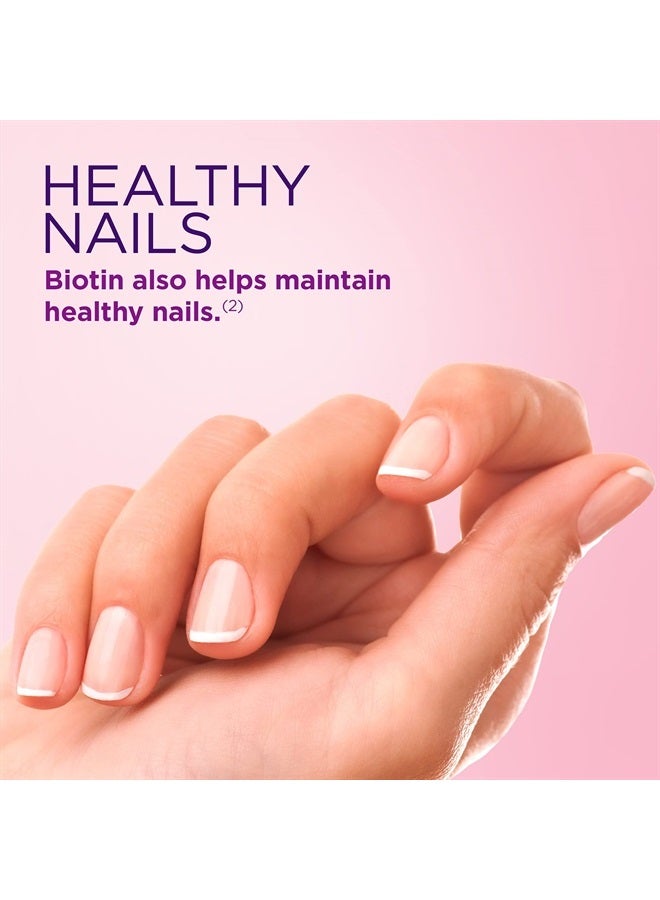 NATURE'S BOUNTY Optimal Solutions, Hair, Skin & Nails Gummies, Strawberry, 80 Gummies - Image 5