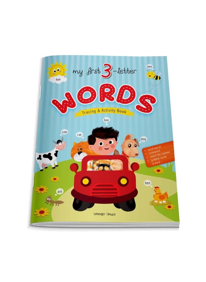 My First 3 Letter Words : Tracing And Activity Book - Image 3