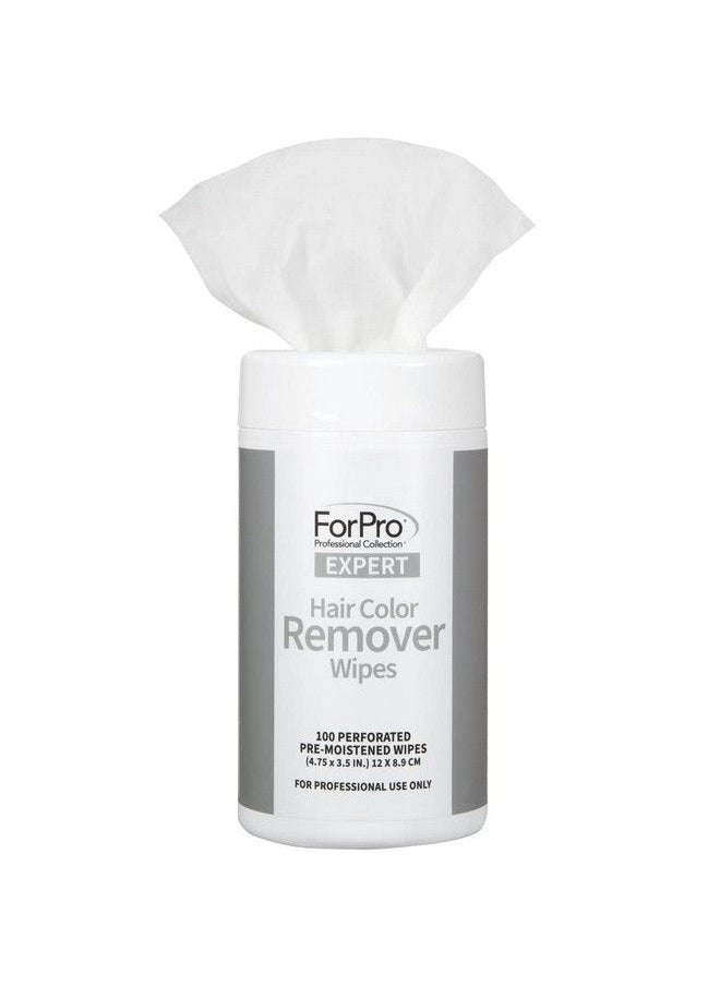 ForPro Professional Collection Forpro Expert Hair Color Remover Wipes Premoistened Perforated Towelettes Nonirritating Hypoallergenic Formula Clean Fresh Scent 100Count  - Image 1