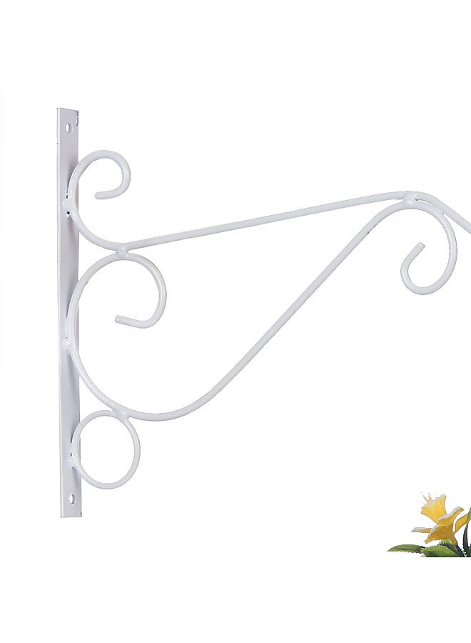 Generic Plant Hanging Hooks Decorative Iron Wall Hooks Plant Hanging Hangers for Outdoor Indoor Planter Bird Feeder Lanterns Wind Chimes with Screws  - Image 1