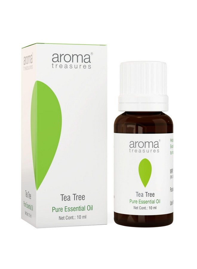 Aroma Treasures Tea Tree Essential Oil 100% Pure, Multipurpose Essential Oil For Acne, Hair, Skin, Body, Dandruff (10Ml) - Image 1