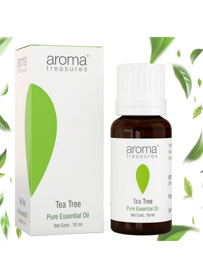 Aroma Treasures Tea Tree Essential Oil 100% Pure, Multipurpose Essential Oil For Acne, Hair, Skin, Body, Dandruff (10Ml) - Image 2