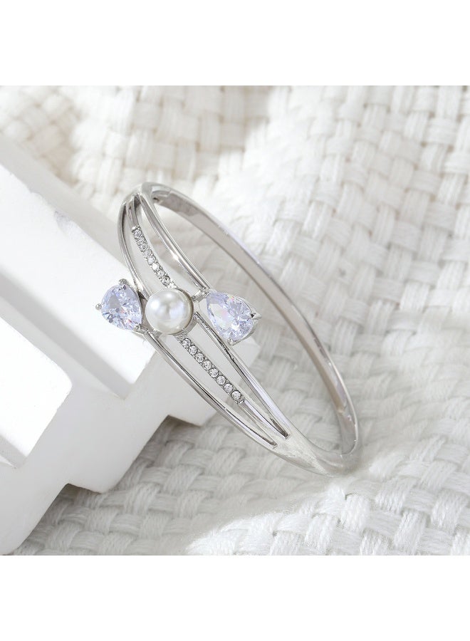 KUYING New Fashion Diamond Bead Charm Versatile Love Bracelet - Image 1