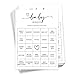 All-Ewired-Up All Ewired Up Baby Bingo Game 50 Unique Cards PreFilled Fun Baby Shower Game Activity Preforated Calling Cards Gender Neutral Boy or Girl Minimalist - Image 3