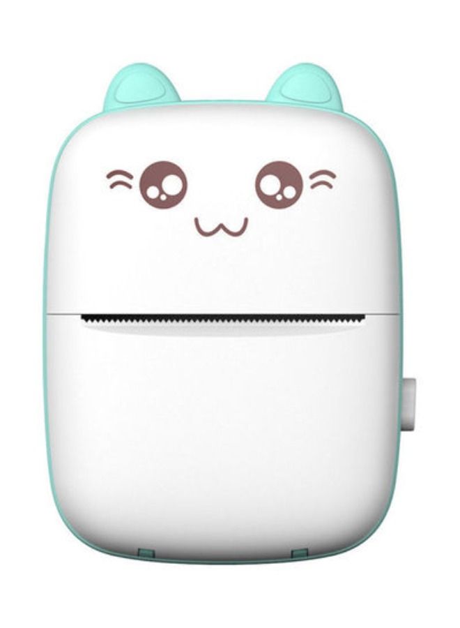 ACLIX Mini Portable Thermal Printer Blue/White - Image 1