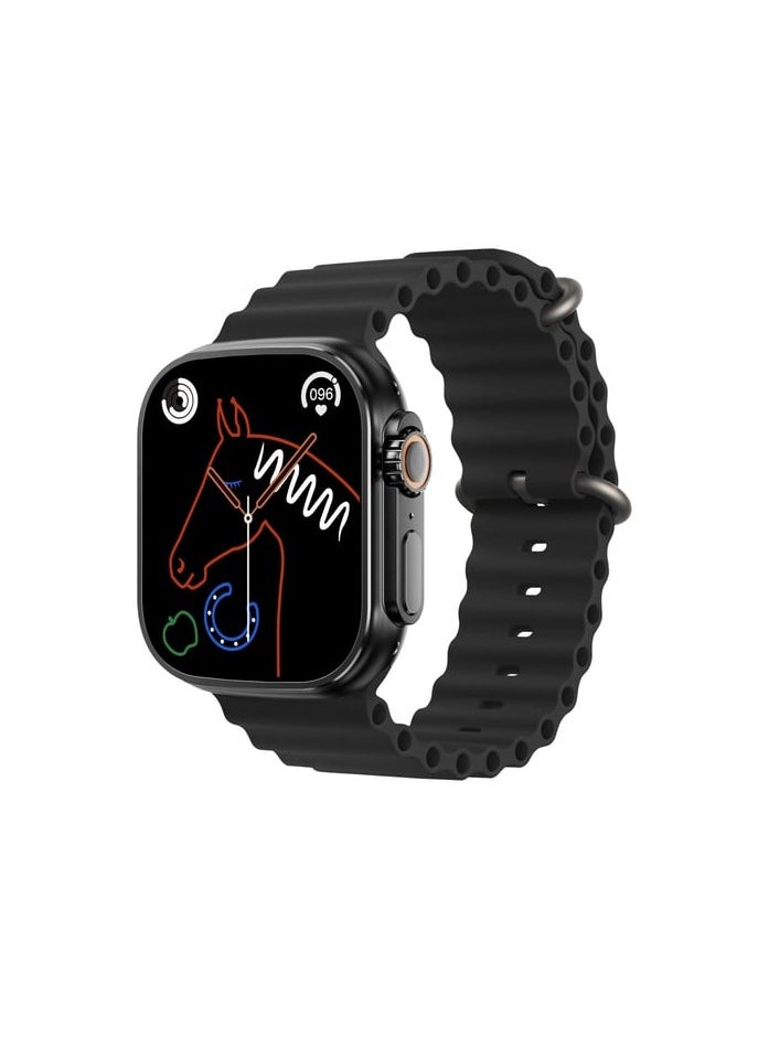 Generic - WS Ultra 2 Wisme Smartwatch Series 8 | S8 49mm 1.91" | Compass | NFC | IP68 Waterproof | Smart Sensor | Smart Watch with Ocean Strap - Image 1