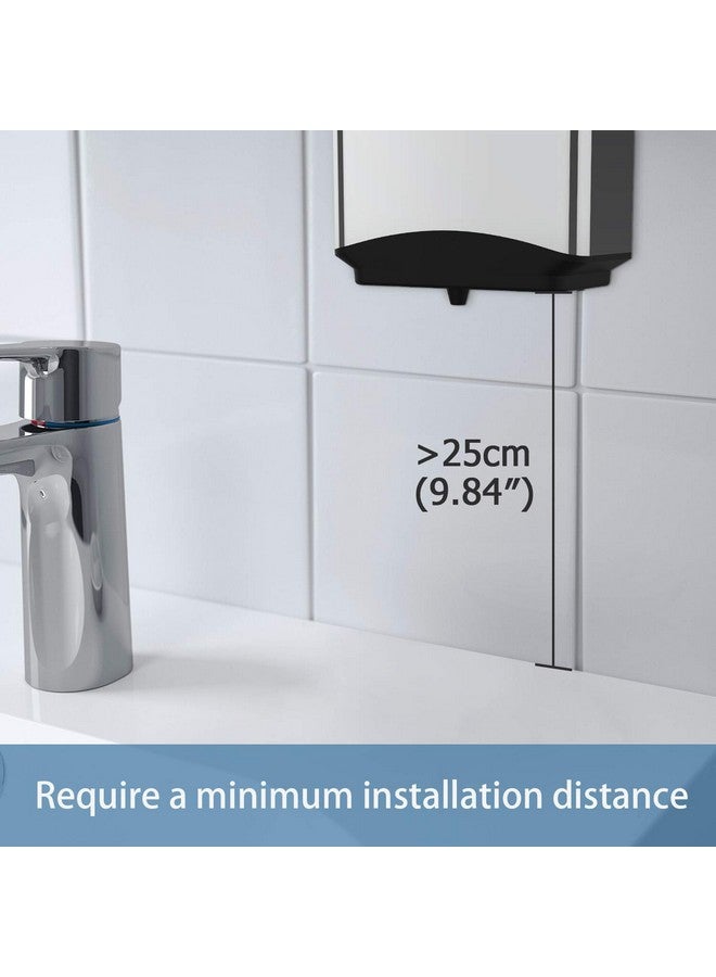 AIKE Automatic Soap Dispenser Commercial Wall Mounted Liquid Dispenser Polished Stainless Steel Finish 1100ml Large Capacity - Image 4