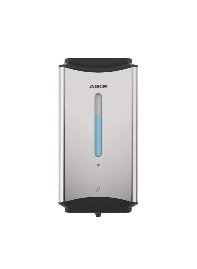 AIKE Automatic Soap Dispenser Commercial Wall Mounted Liquid Dispenser Polished Stainless Steel Finish 1100ml Large Capacity - Image 1