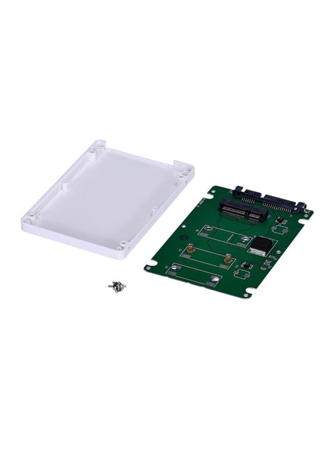 ماركة غير محددة MSATA إلى SATA محول صندوق MSATA إلى SATA3 SSD محول محرك الحالة الصلبة SATA3.0-اللون: أسود  - Image 4