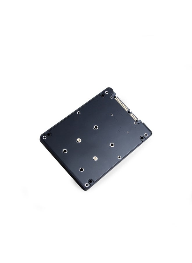 ماركة غير محددة MSATA إلى SATA محول صندوق MSATA إلى SATA3 SSD محول محرك الحالة الصلبة SATA3.0-اللون: أسود  - Image 1