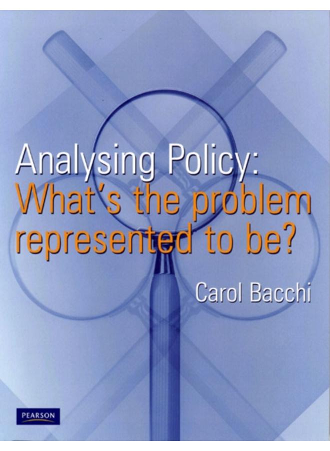 Analysing Policy : What's the problem represented to be? 