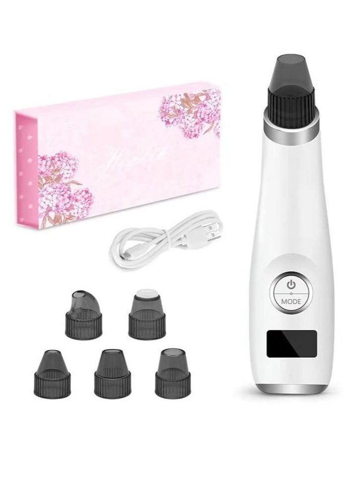 SYOSI - Blackhead Vacuum Remover Acne Remover,Facial Pore Cleanser Electric Acne Comedone, 3 Adjustable Suction Power, USB Rechargeable - Image 1