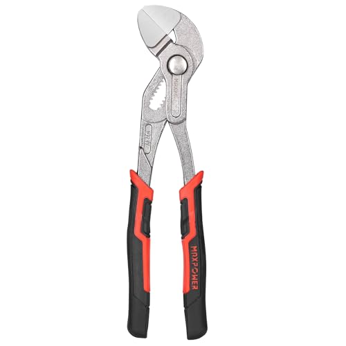 MAXPOWER 10-Inch Pliers Wrench, Quick Adjustment Button, Maximum Jaw Opening 32mm - Image 1