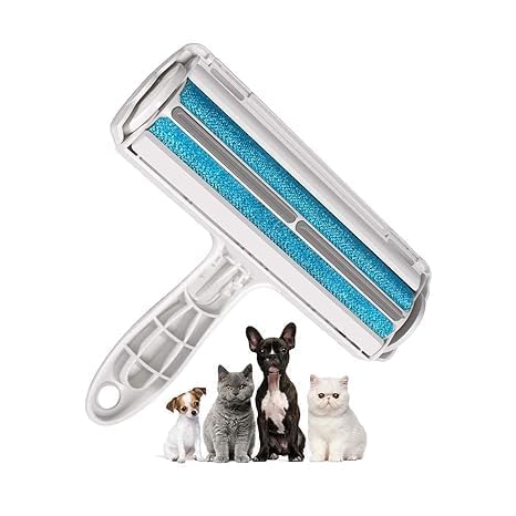Hidak Dog Hair Remover Pet Hair Remover Roller Dog & Cat Fur Remover with Self Cleaning Base Efficient Animal Hair Removal Tool Perfect for Furniture Couch Carpet (Multi Color) - Image 2