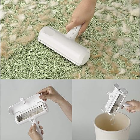 Hidak Dog Hair Remover Pet Hair Remover Roller Dog & Cat Fur Remover with Self Cleaning Base Efficient Animal Hair Removal Tool Perfect for Furniture Couch Carpet (Multi Color) - Image 4