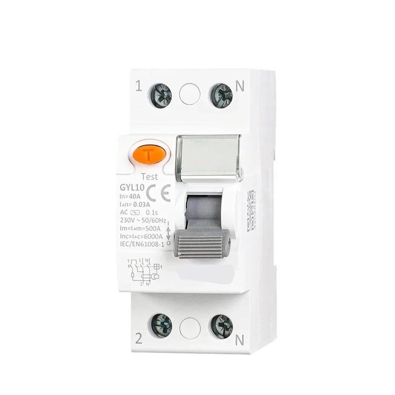 قاطع دائرة التيار المتبقي الكهرومغناطيسي 2P 63A 30mA AC نوع RCD قاطع تفاضلي - Image 3