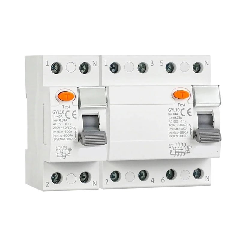 قاطع دائرة التيار المتبقي الكهرومغناطيسي 2P 63A 30mA AC نوع RCD قاطع تفاضلي - Image 2