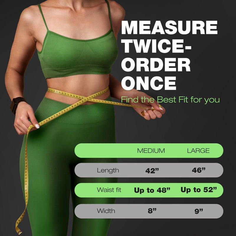 أكتيف غير حزام تقليم الخصر والتدريب الفاخر من ActiveGear للرجال والنساء - غلاف تنحيف معزز للتعرق للبطن، مقاس قابل للتعديل - Image 4