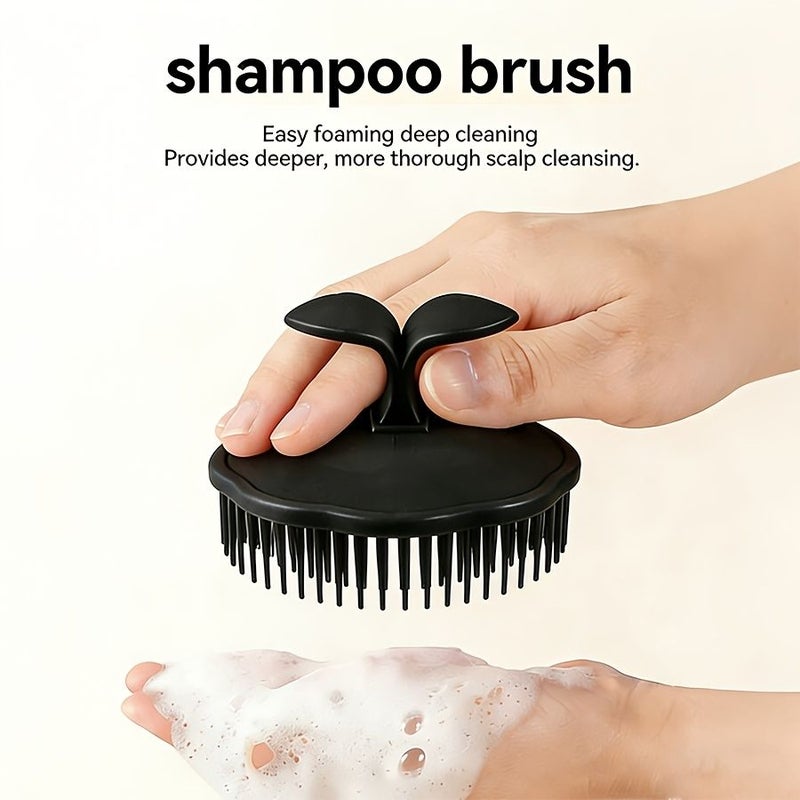 Wide Massage Hair Brush 3.15inch Soft Teeth Blue Tangled Hair Comb Easy Foam Design Simulates Fingertip Pressure - Image 2
