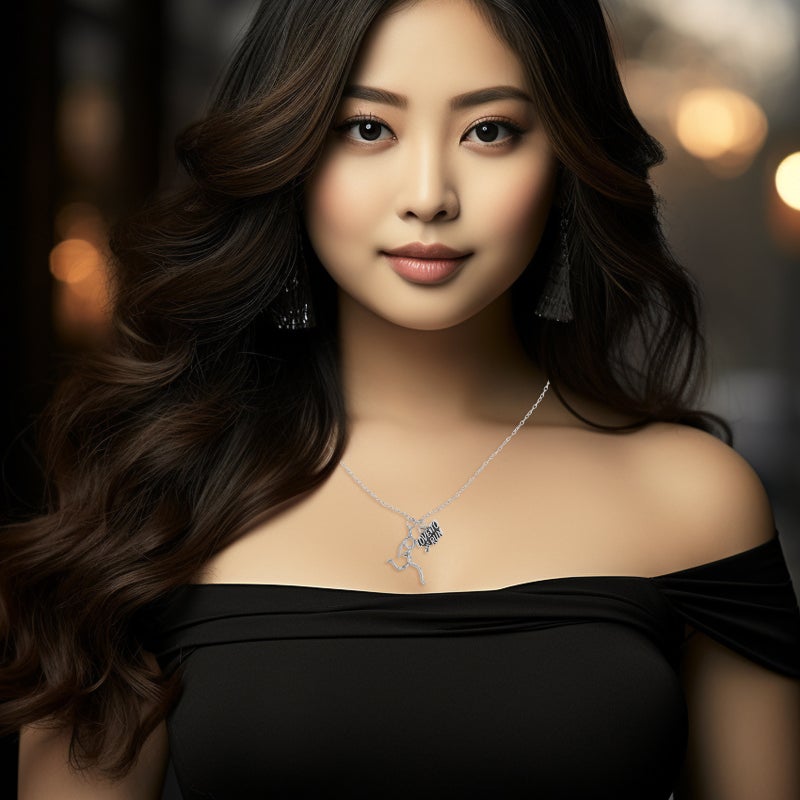 Marathon Theme Necklace for Women Men, Wear Resistant Pendant with Smooth Texture - Image 4