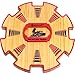 Queensell Wooden Mexican Train Hub Mexican Train Accessories for Classic Domino Game Mexican Train Centerpiece 78x78x05 in - Image 2