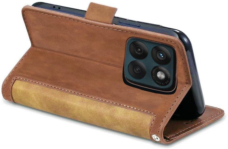 Excelsior Flip Case for Motorola Moto Edge 60 Fusion | Premium PU Leather | 360 Degree Protection | Long Lasting (Coffee) - Image 3
