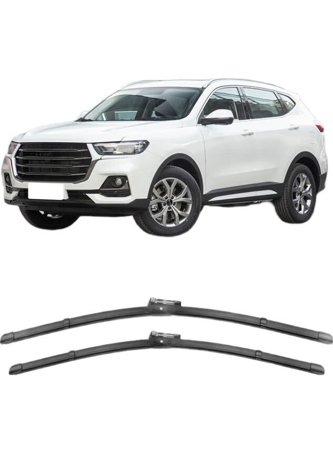 Ou Ji Ouji Boneless Wiper Blade/Wiper/Haval H6 Model] Third Generation (Snap-On Interface), A-Grade Rubber Strip - Image 2