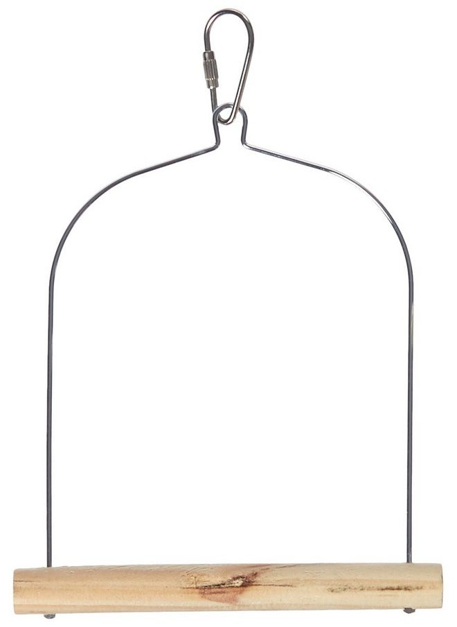 Prevue Pet Products Bpv389 Natural Wood Birdie Basics Birch/Wire Swing, 5 By 7Inch 