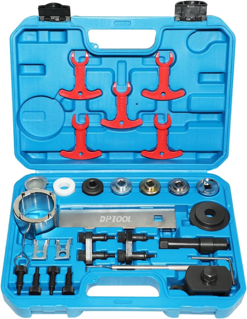 DPTOOL EA888 1.8 2.0 TSi TFSi Engine Camshaft Crankshaft Timing Tool with Camshaft Sliding Pieces Spacer Tool Compatible with VW Audi 2.0T T40191 T10352 T10368 T10354 T10060A T40011 T40098 T40267 T40271 - Image 1