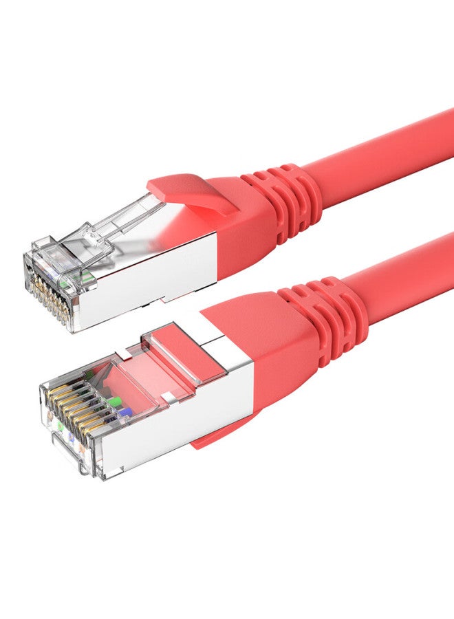 Ult-Unite Cat8 Pure Copper Ethernet Cable, Category 8 10 Gigabit Shielded Gaming High-Speed Enterprise Engineering Home Computer Broadband 8-Core Twisted Pair Network Connection Cable, Red, 8 Meters - Image 4