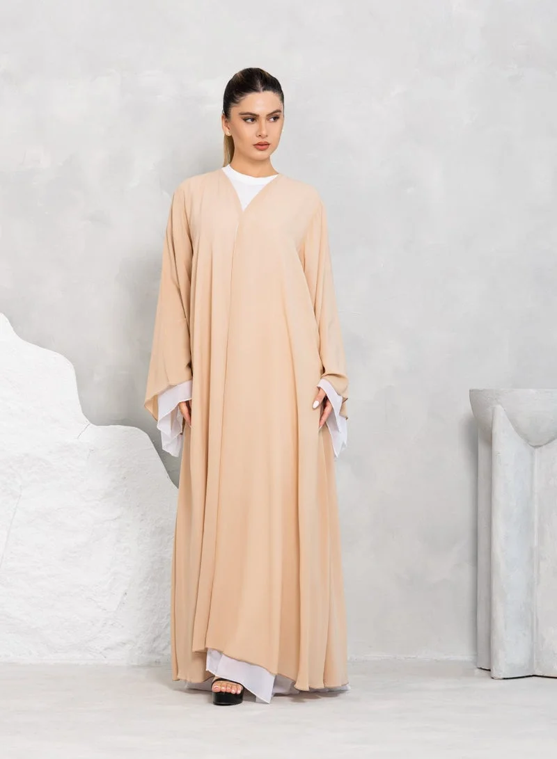 Nikias  Nikias Double Chiffon Abaya for Women | Best Price UAE