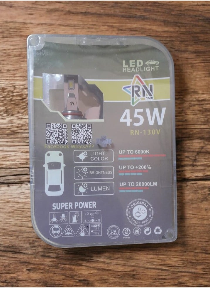 Generic - Car Light Set - 45W - H11 / H8 - Powerful Illumination and High Quality for Outstanding Road Performance - Image 1