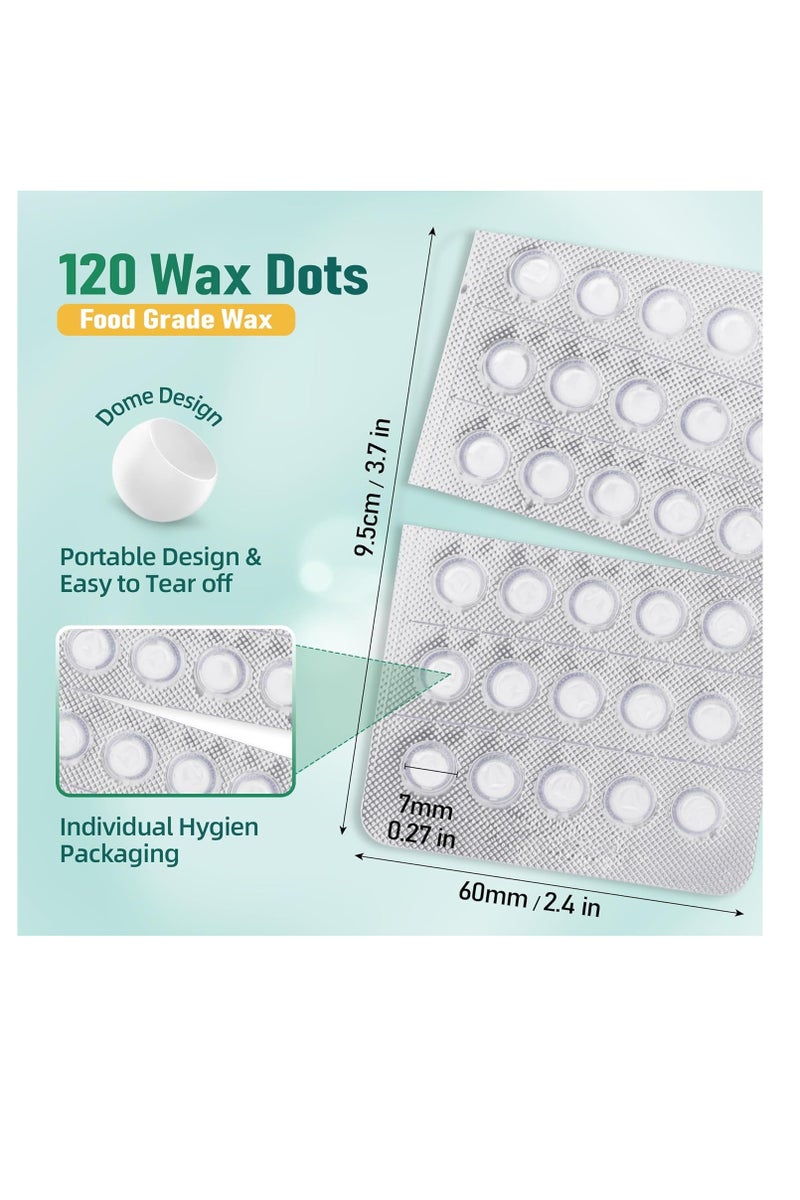 general 120 Orthodontic Wax for Braces Wax, Easy Molding Long-Lasting Hold, Food-Grade Dental Wax Individually Sealed Packets, Portable and Easy to Tear - Image 2