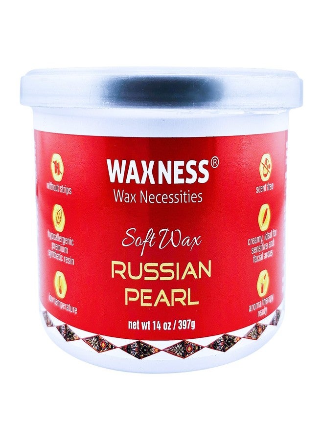 Waxness Russian Pearl Soft Wax Tin 14 oz / 397 g - Image 1