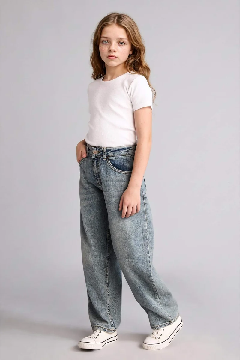 ديفاكتو Baggy Fit Denim Trousers